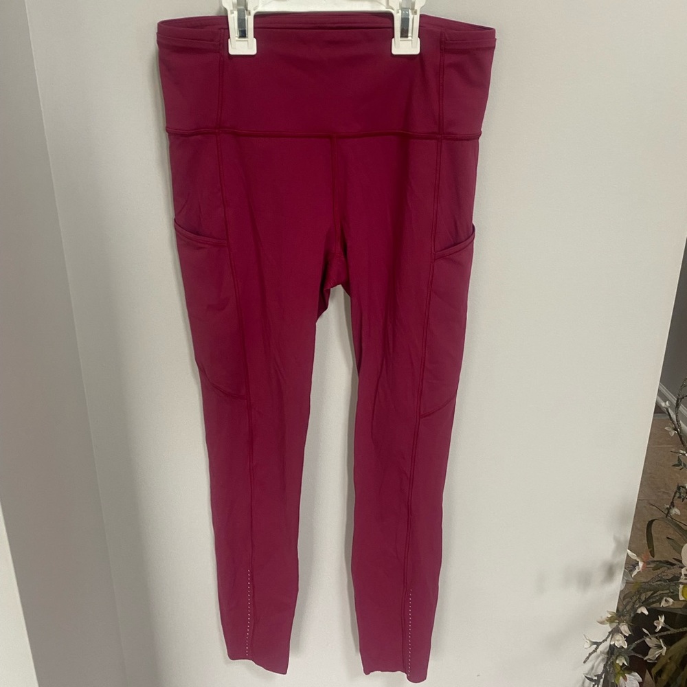 Dark Pink lululemon Leggings